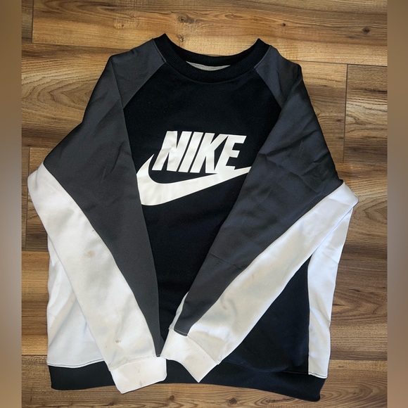 Black Nike color block sweater - Picture 2 of 2